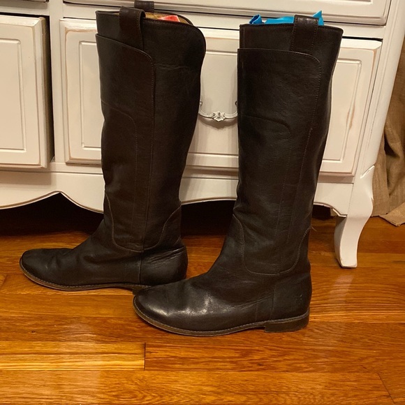 FRYE Women's Paige Tall Riding Boot - Picture 4 of 16